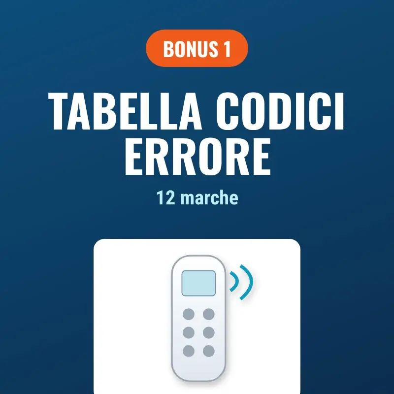 Tabella codici errore di 12 marche
